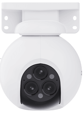Camera EZVIZ H80f quay quét ngoài trời 3 ống kính, zoom quang học cố định 12x