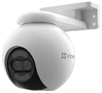 Camera EZVIZ H80x quay quét ngoài trời mắt kép 4K + Full HD, AI theo dõi ban đêm siêu sáng