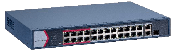 Switch PoE Hikvision DS-3E1326P-EI/M 24 cổng Fast Ethernet