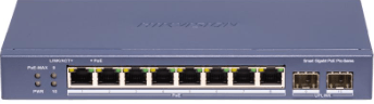 Switch PoE Gigabit Hikvision DS-3E1510P-SI-8P2F 8 cổng 110W