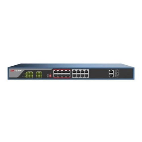 Switch PoE Gigabit Hikvision DS-3E1518P-SI 16 cổng 225W