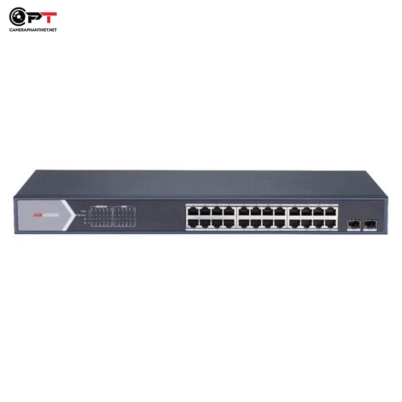 Switch PoE Gigabit Hikvision DS-3E1526P-SI 24 cổng 370W