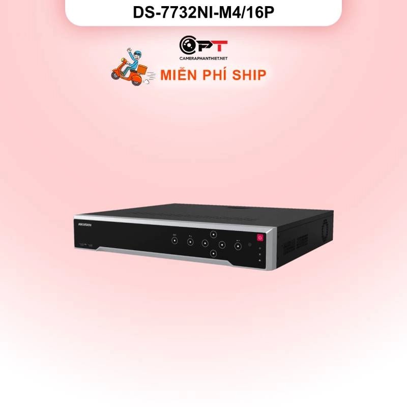 Đầu ghi hình NVR Hikvision DS-7732NI-M4/16P 32 kênh tích hợp PoE
