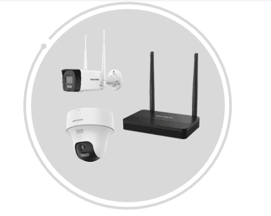 Bộ Kit Wifi Hikvision NKS422W02H Trụ + Mini 2MP