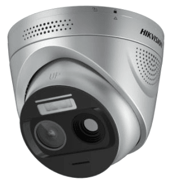 Camera IP báo cháy bán cầu 4MP tích hợp ảnh nhiệt Hikfire SH334V2